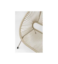 Ławka ACAPULCO 121 cm mono greige*KARE