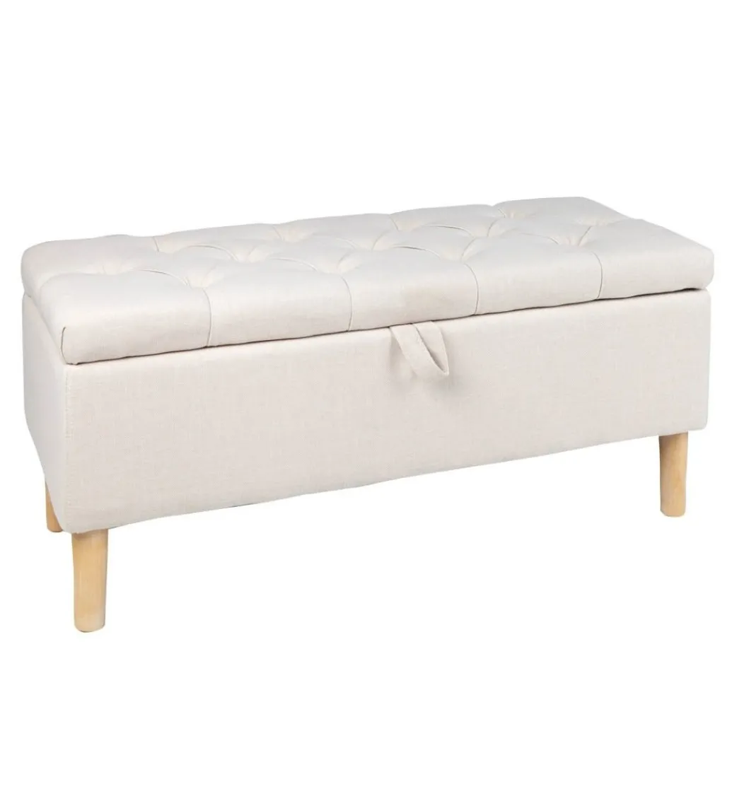Ławka ARIETT 100 Cm beżowa*Invicta Interior Best