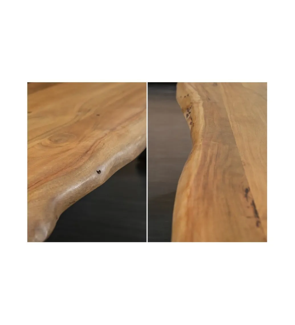 Ławka ARKTYKA Mammut 160 cm drewno akacja honey*Invicta Interior Best