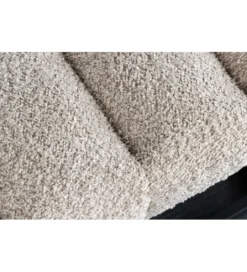 Ławka Baltic 110 cm Bouclé szampański beż*Invicta Interior Outlet