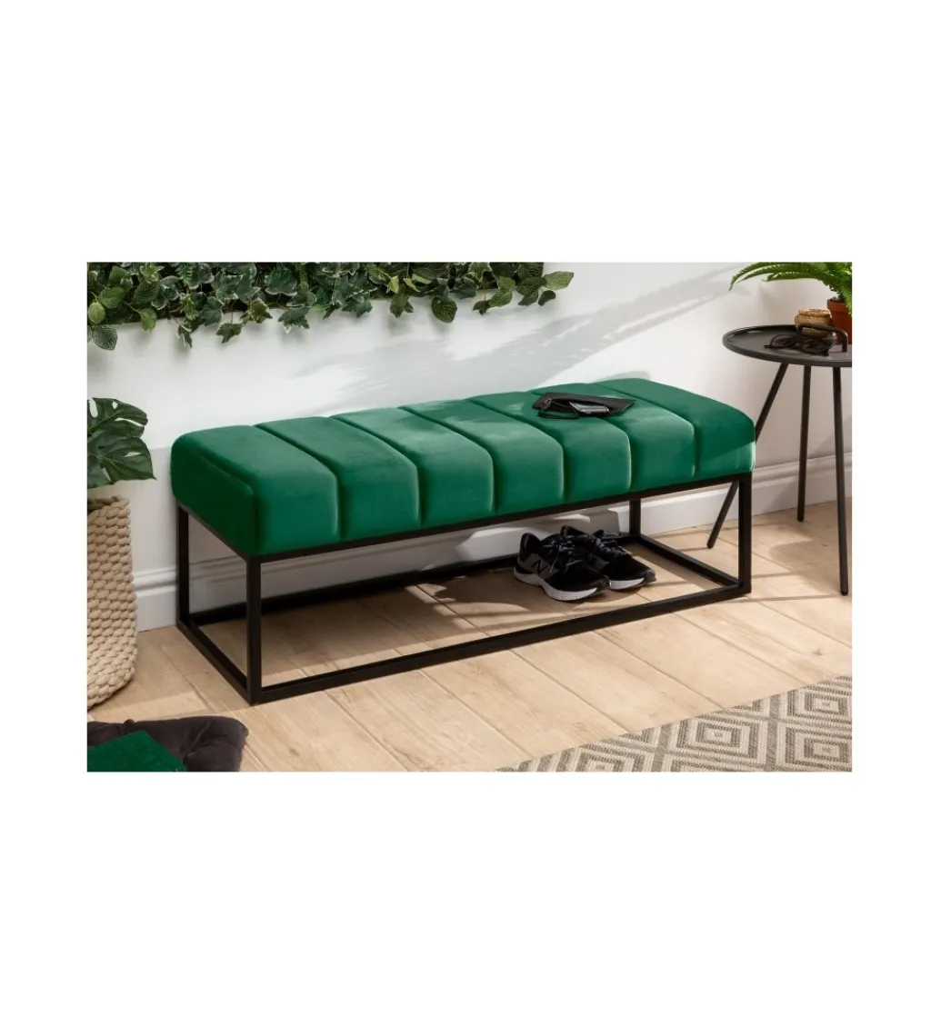 Ławka Baltic 110 Cm szmaragdowa zieleń*Invicta Interior - przedsprzedaż Discount