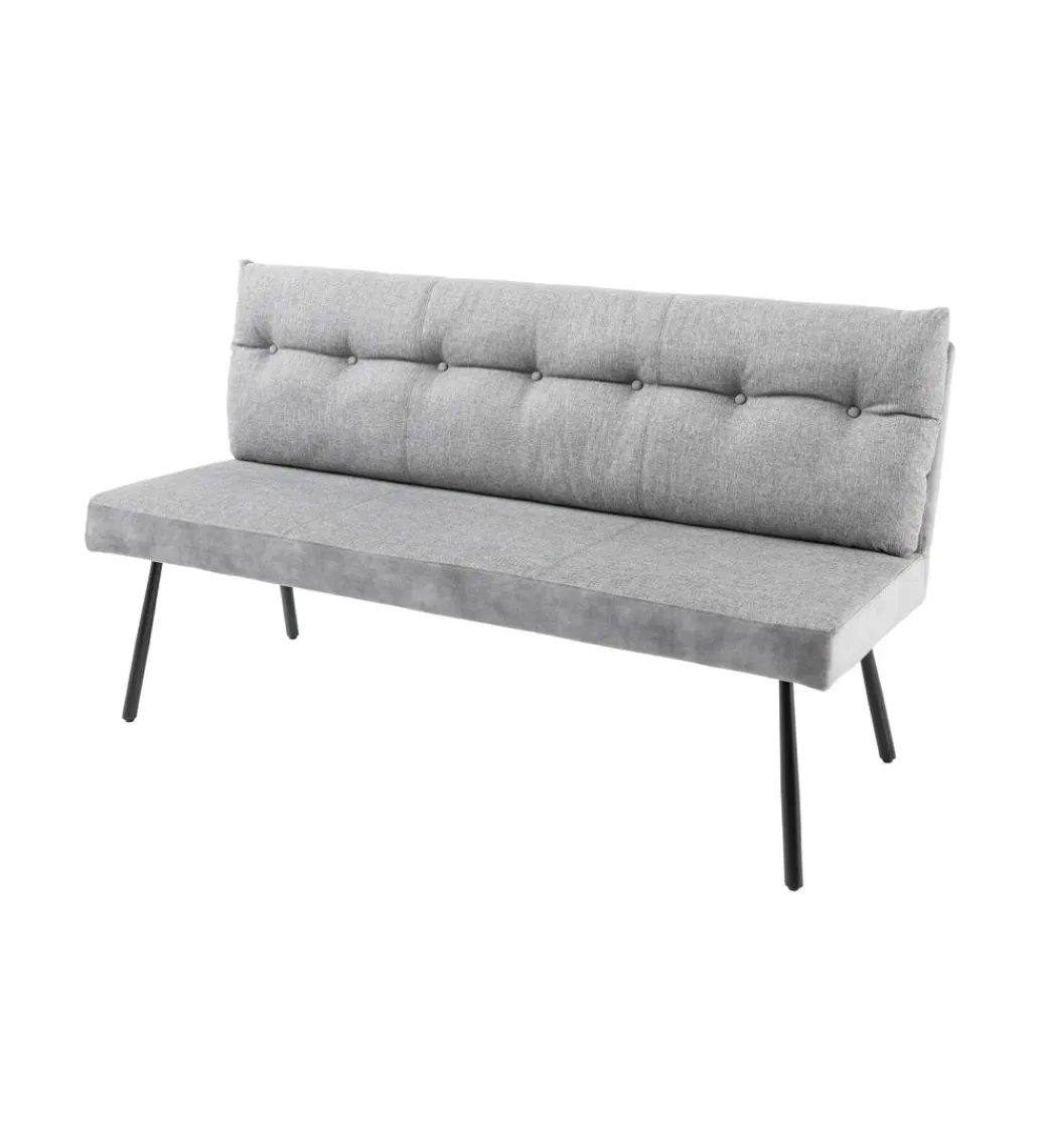 Ławka BIG GEORGE 160 cm szary*Invicta Interior Best