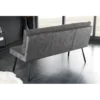 Ławka BIG GEORGE 160 cm welwet antracyt*Invicta Interior Best