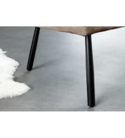 Ławka BIG GEORGE 160 cm welwet taupe brązowy*Invicta Interior Best