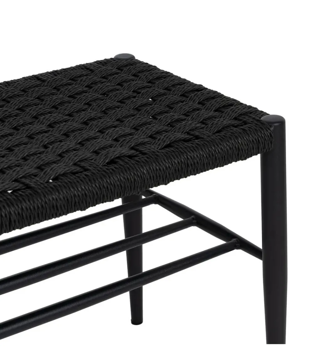 Ławka BONKEMO 100 cm czarna*Zona-Design New
