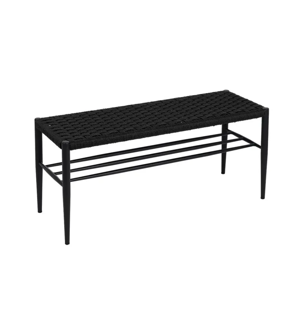 Ławka BONKEMO 100 cm czarna*Zona-Design New