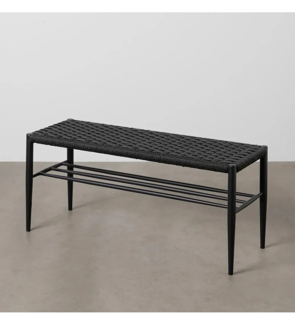 Ławka BONKEMO 100 cm czarna*Zona-Design New