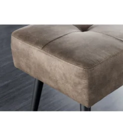 Ławka BOUTIQUE 100 cm kolor taupe*Invicta Interior - przedsprzedaż Hot