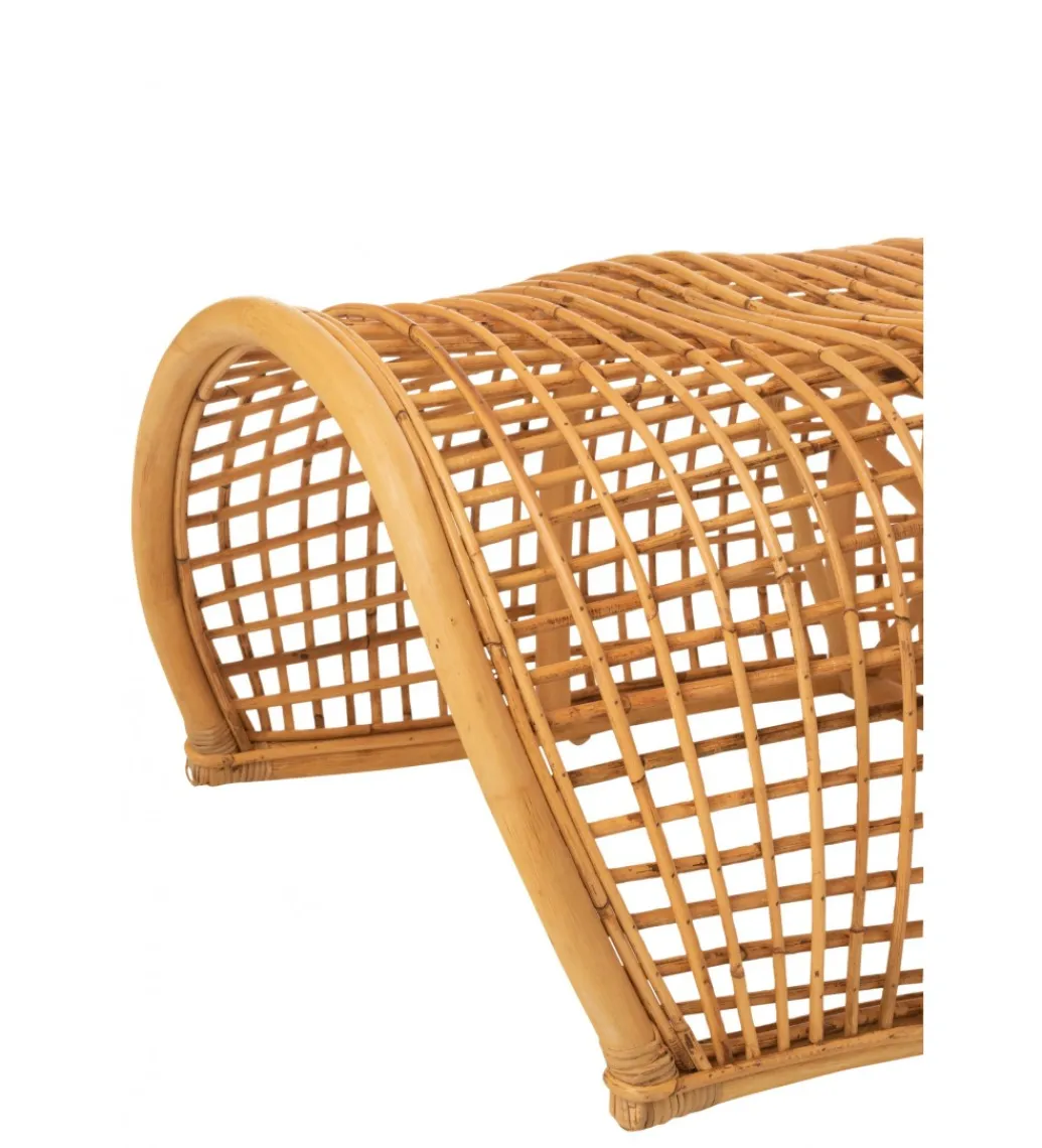 Ławka CRAWL rattanowa 200 cm naturalny*J-Line Hot