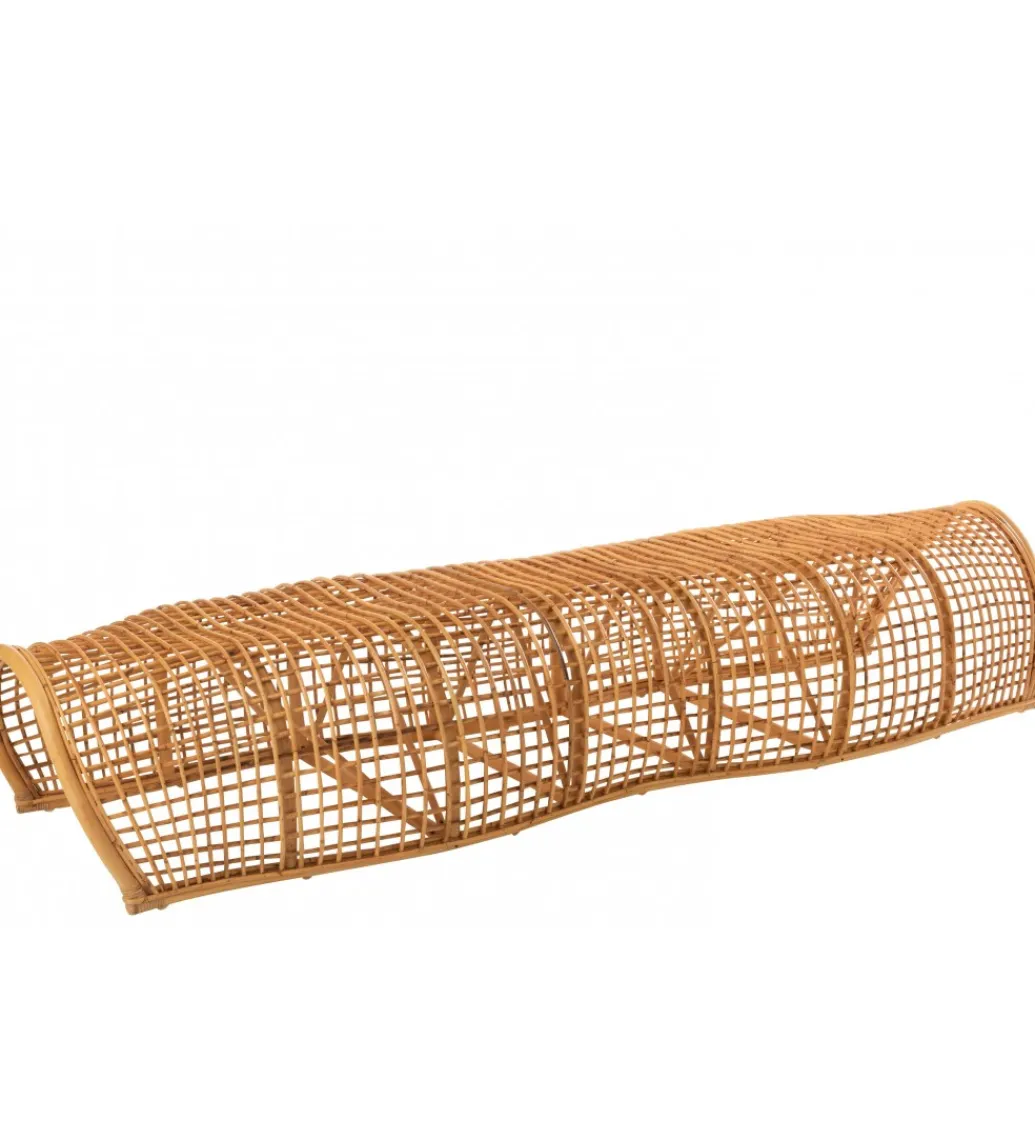 Ławka CRAWL rattanowa 200 cm naturalny*J-Line Hot