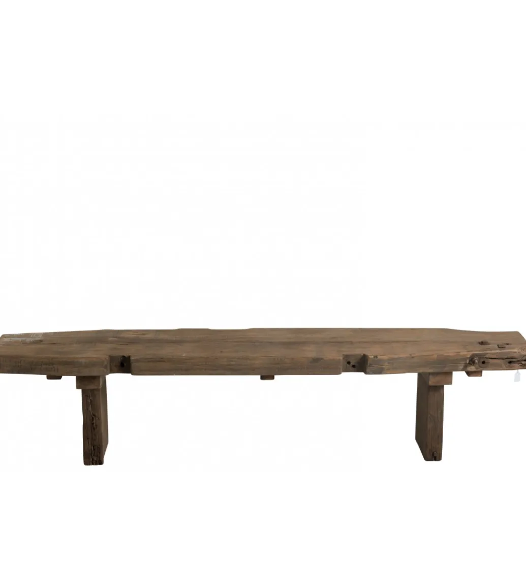 Ławka DEBER 190 cm drewno brązowe*J-Line Discount