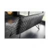 Ławka Edmonton 156 cm ciemnoszara*Invicta Interior Outlet