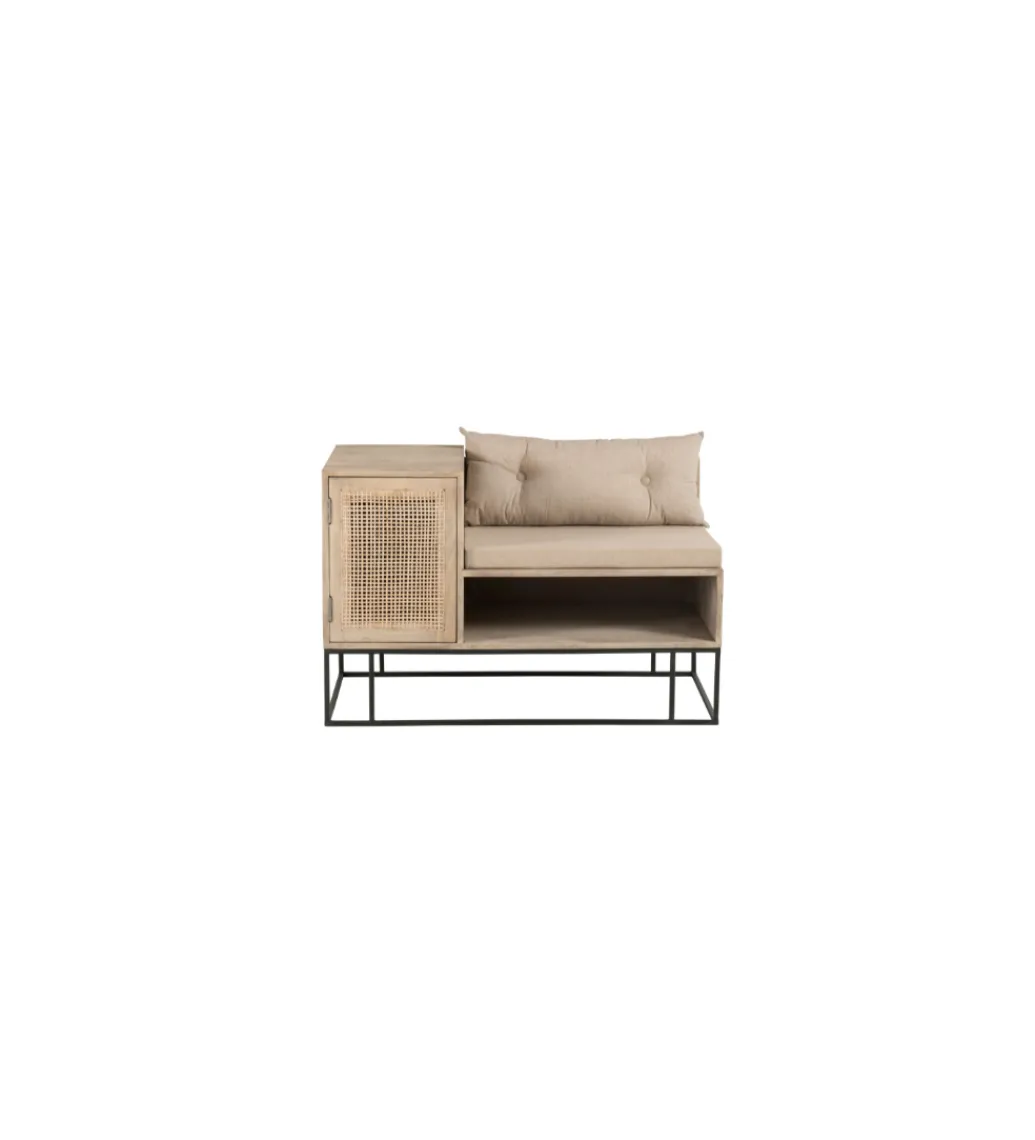 Ławka ENTRY WAY 100 cm drewno mango*J-Line Online