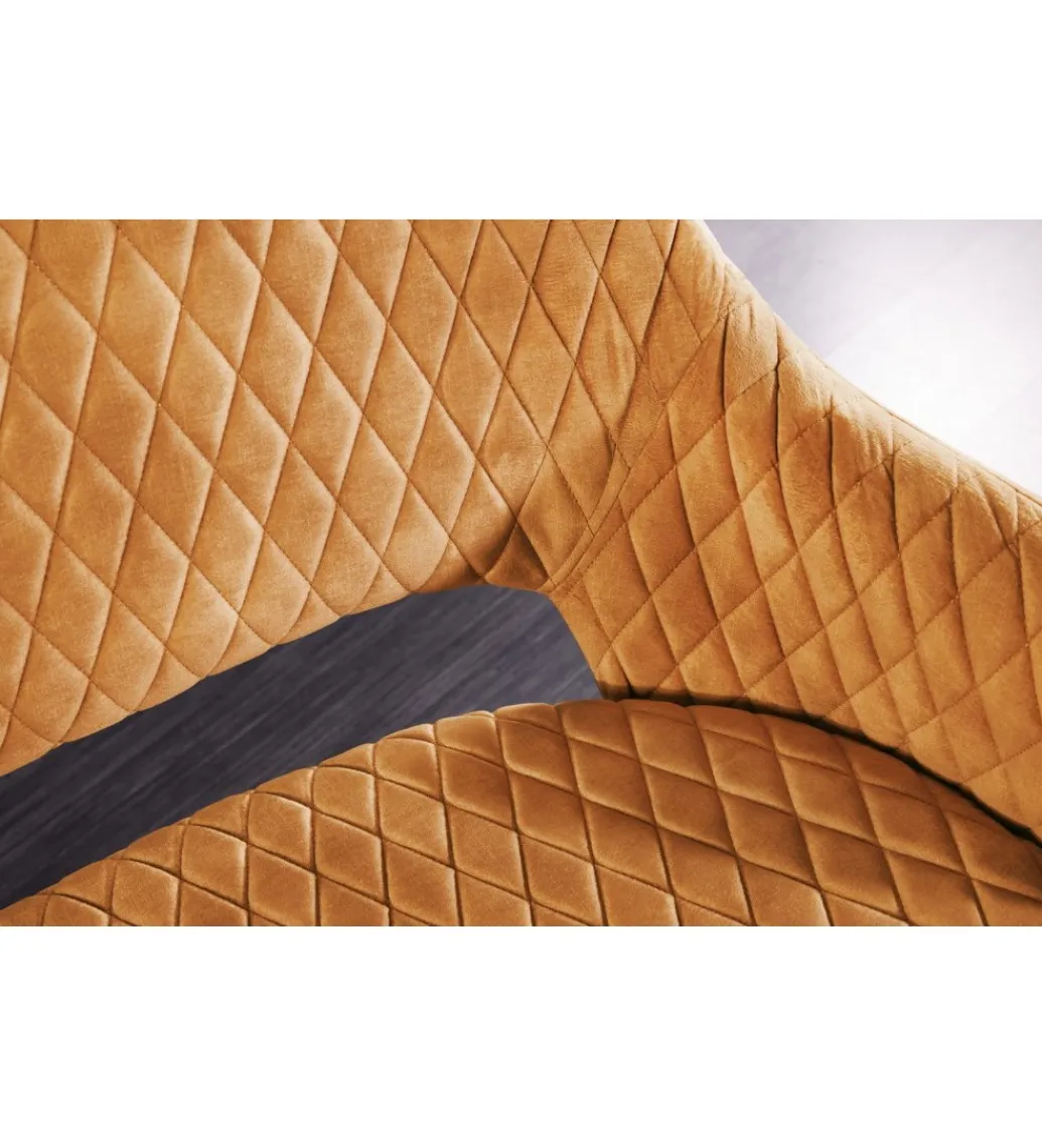 Ławka ETIENNE Paris 162 cm ciemna musztarda*Invicta Interior