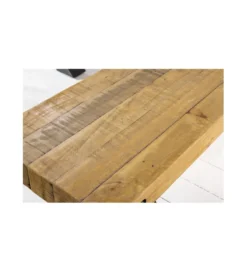Ławka FACTORY Thor 200 cm drewno sosna brąz*Invicta Interior