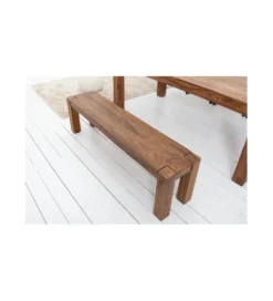 Ławka FINICE Makassar 160 cm drewno Sheesham*Invicta Interior