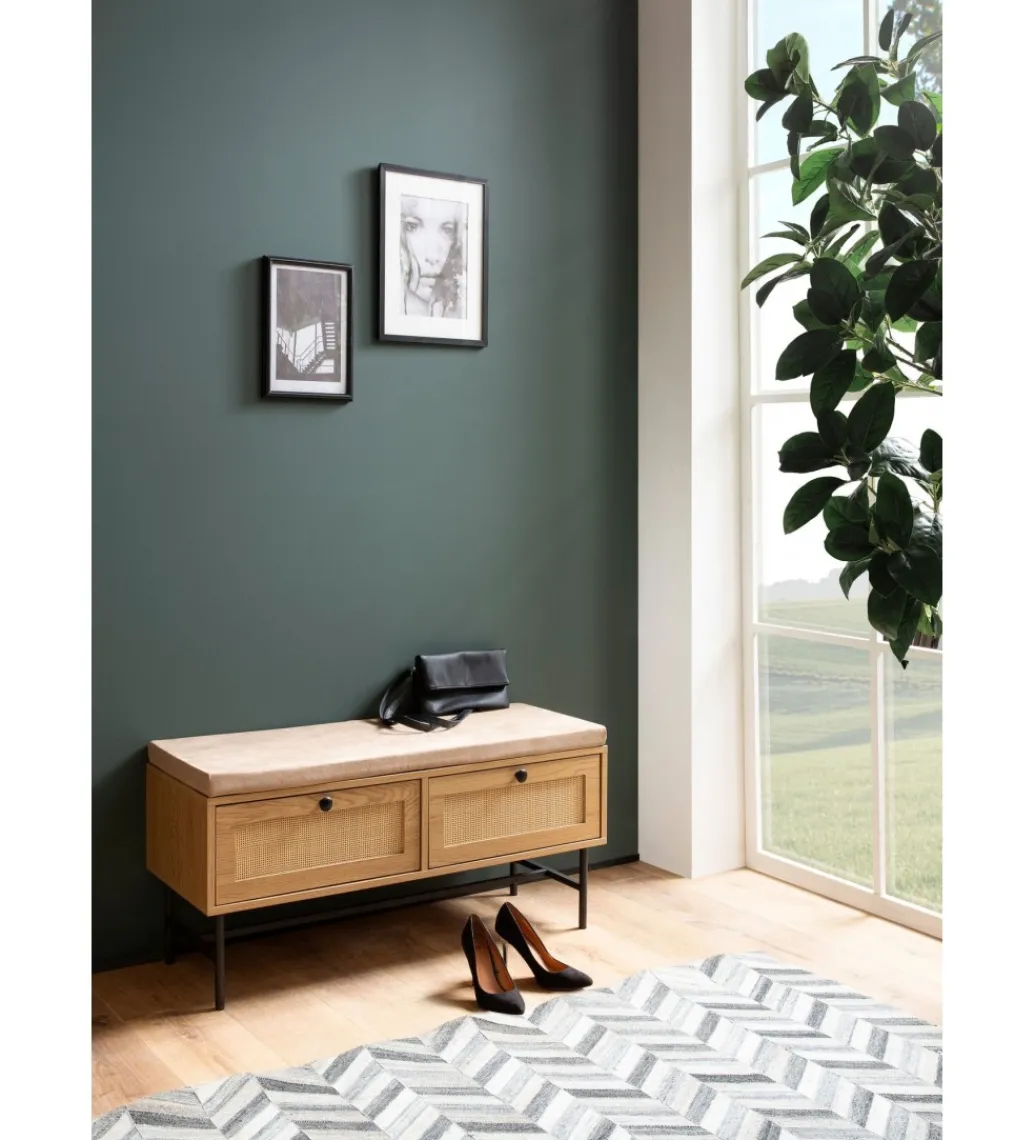 Ławka FONTA 100 cm w optyce dębu*WOHNLING, GERMANY Outlet