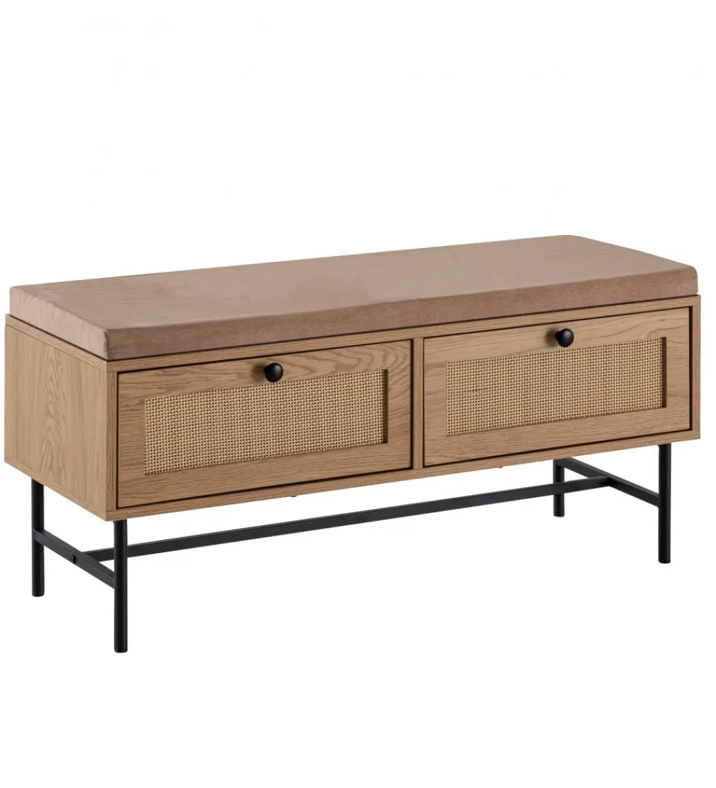 Ławka FONTA 100 cm w optyce dębu*WOHNLING, GERMANY Outlet