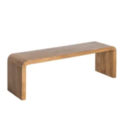 Ławka GALT 147 cm drewno mango naturalna*Zona-Design New