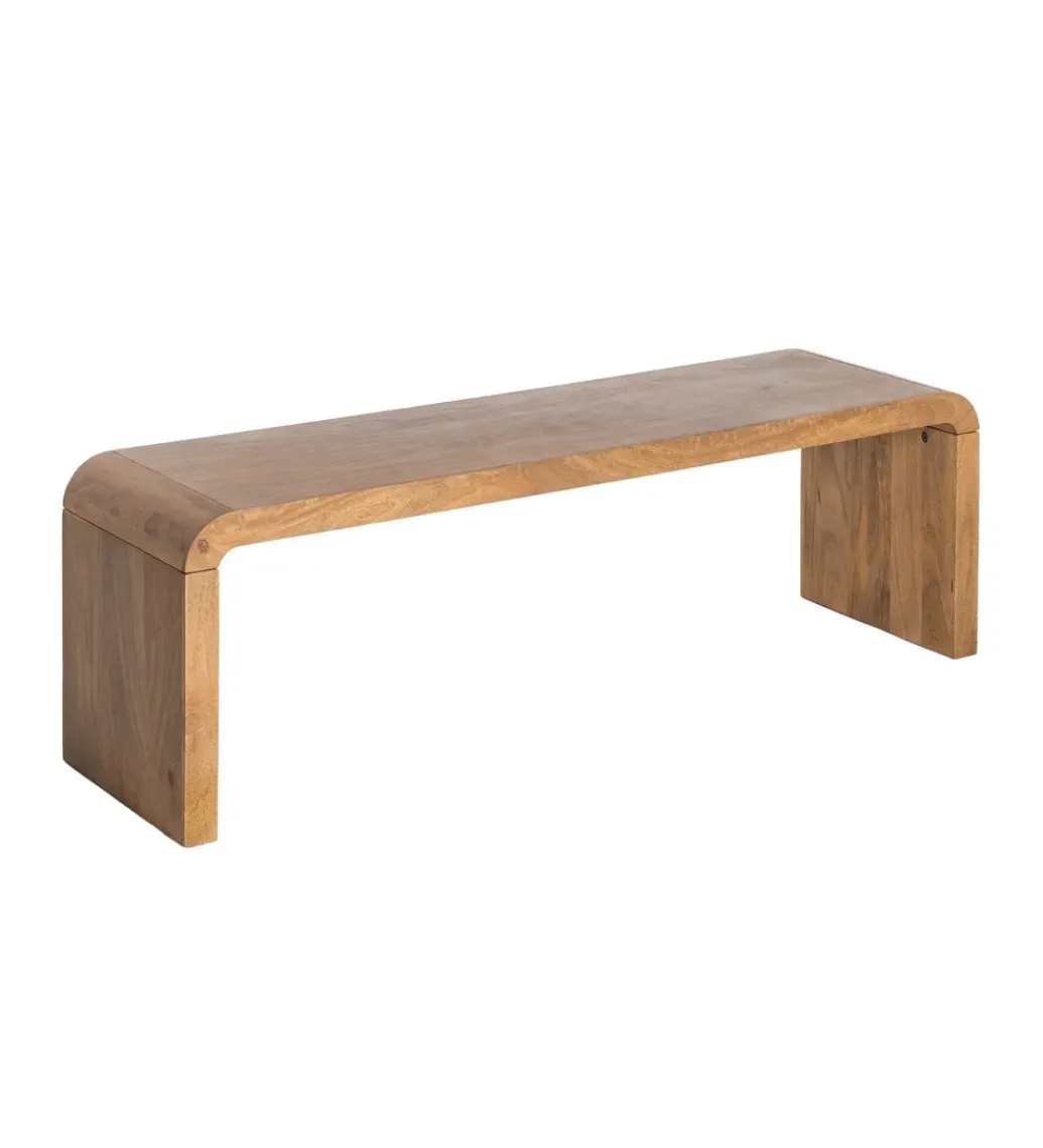 Ławka GALT 147 cm drewno mango naturalna*Zona-Design New