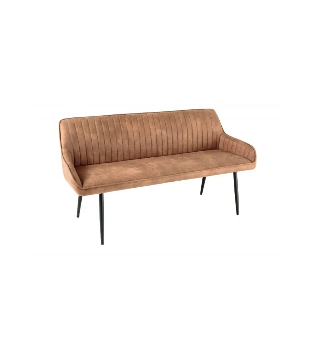 Ławka HAVIER Turin 160 cm brązowa*Invicta Interior Sale