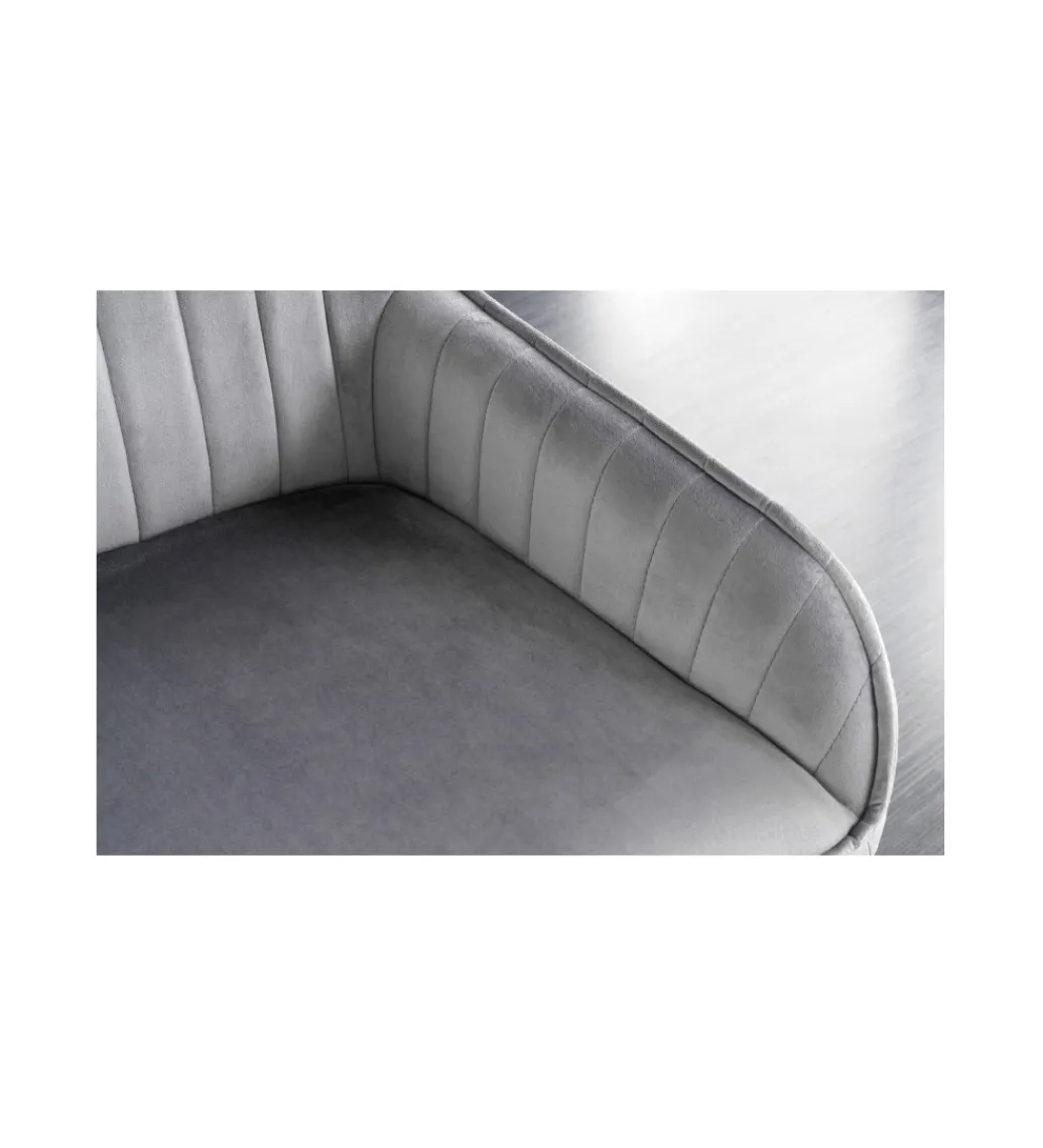 Ławka HAVIER Turin 160 cm srebrno-szara*Invicta Interior Online