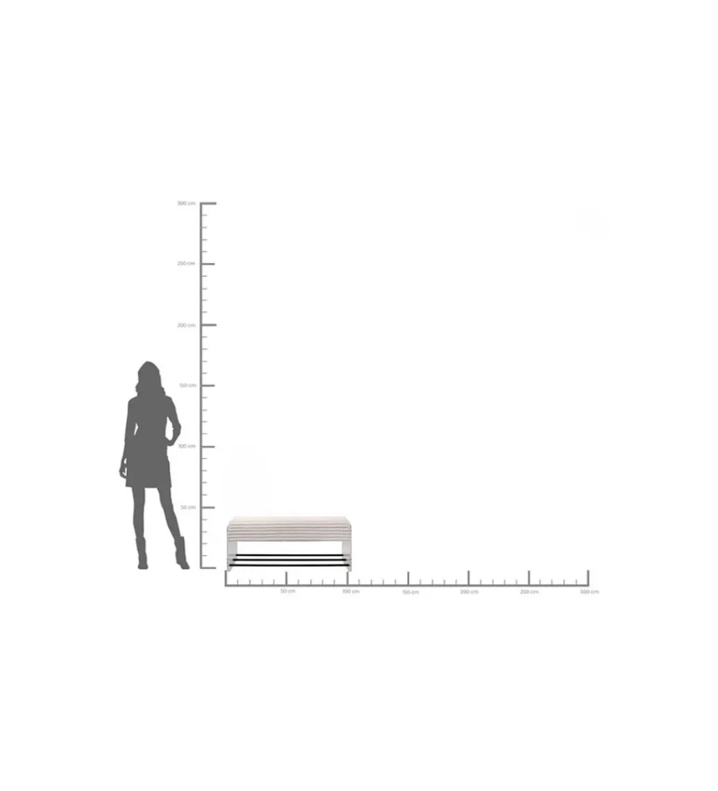 Ławka INSIDE 103 cm biała*KARE Online