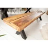 Ławka Iron Craft X 160 cm drewno Mango*Invicta Interior Outlet