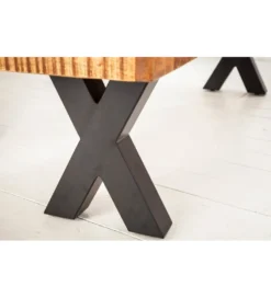 Ławka Iron Craft X 160 cm drewno Mango*Invicta Interior Outlet
