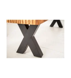 Ławka Iron Craft X 160 cm drewno Mango*Invicta Interior Outlet
