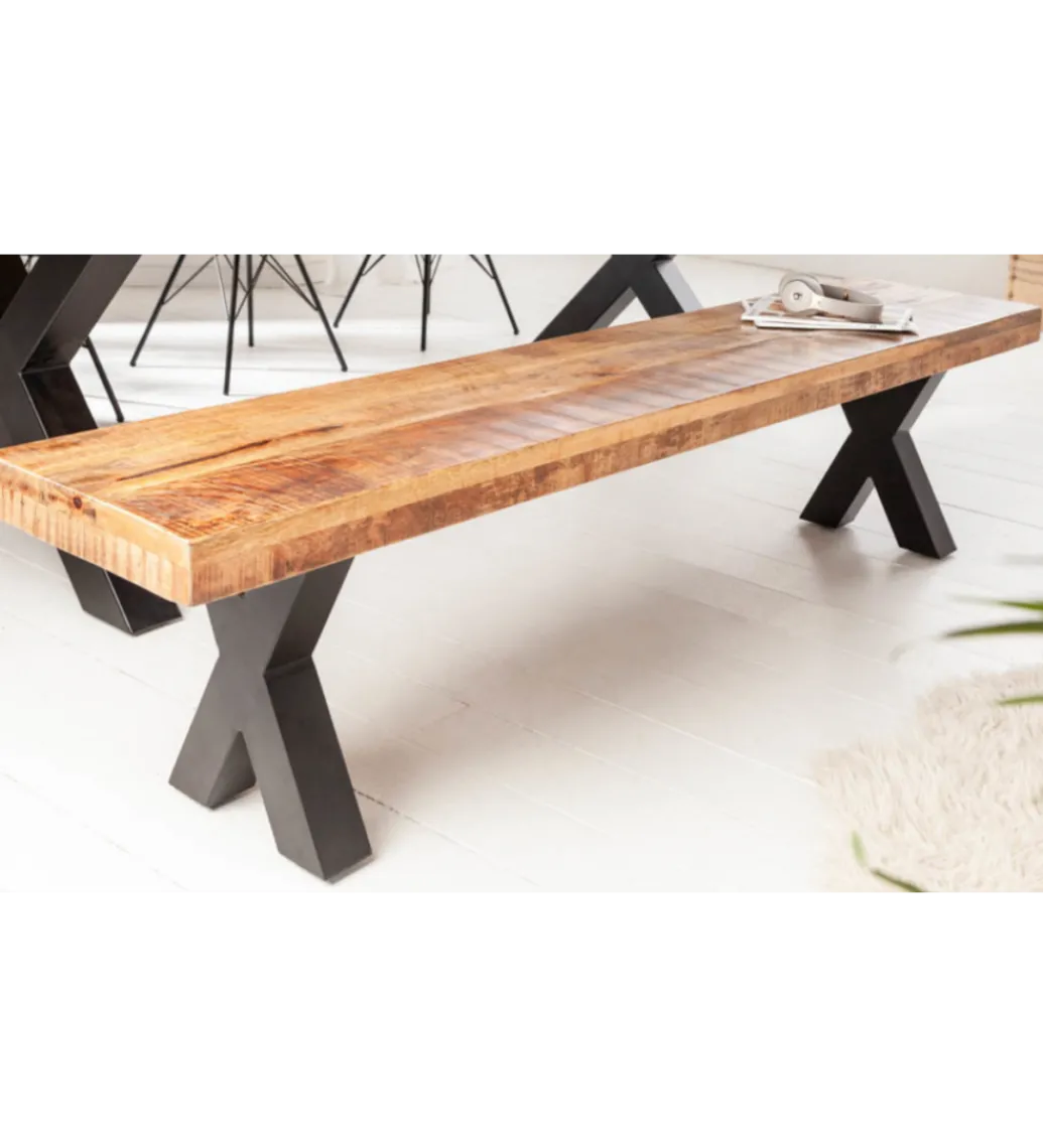 Ławka Iron Craft X 200 cm Mango*Invicta Interior New