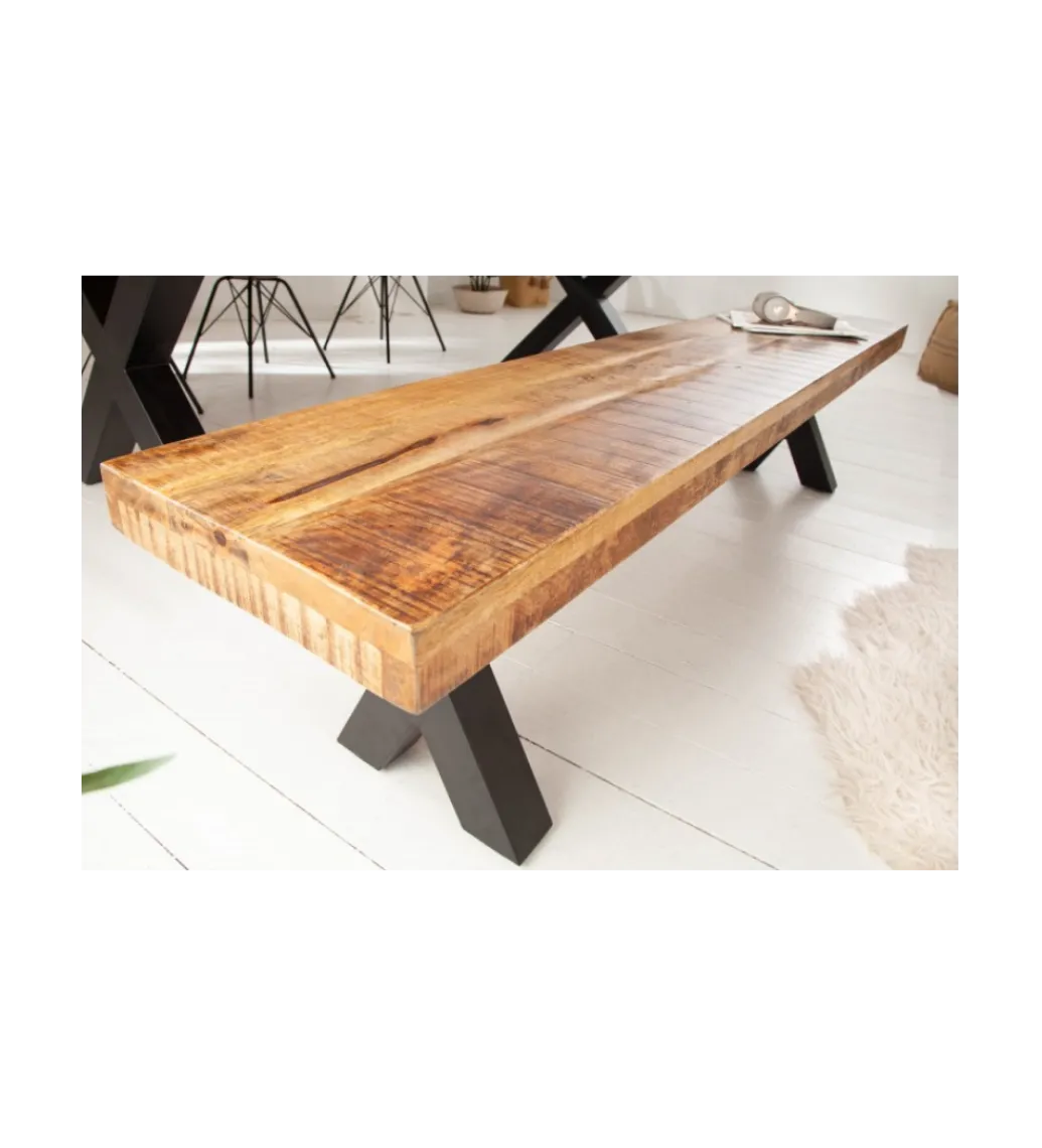 Ławka Iron Craft X 200 cm Mango*Invicta Interior New