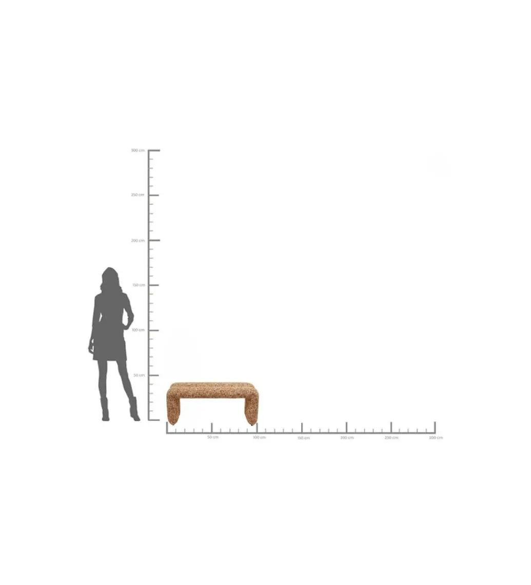 Ławka LILJA 101 cm melanż*KARE Best