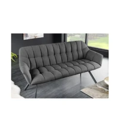 Ławka LUISA 165 cm antracytowa*Invicta Interior Online