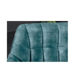 Ławka LUISA 165 cm niebieska petrol*Invicta Interior Outlet