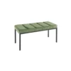 Ławka OLIWIA II 80 cm sztruks zielona*Invicta Interior New