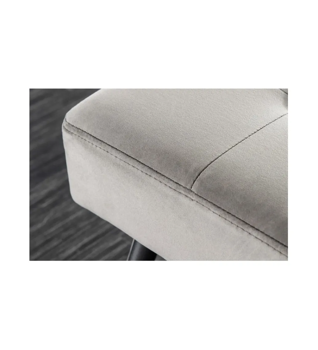 Ławka OLIWIA III 100 cm ciemnoszara*Invicta Interior New