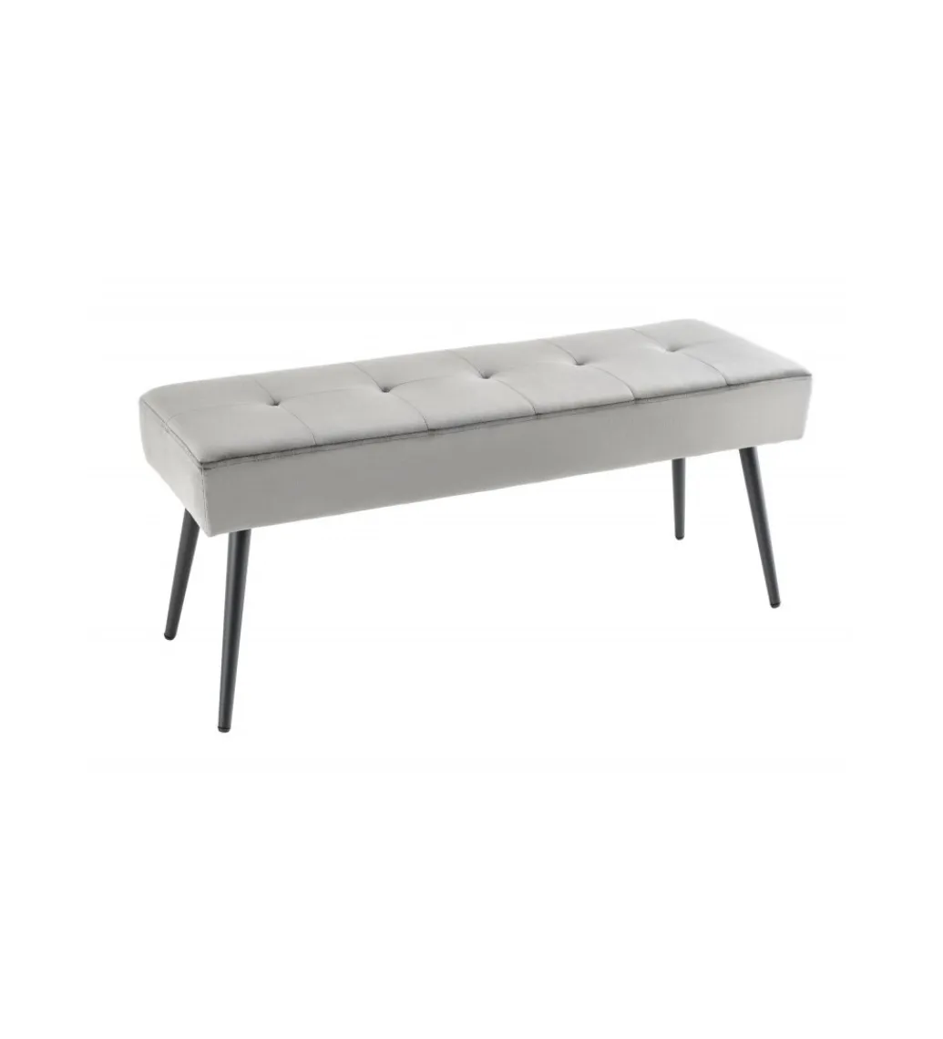 Ławka OLIWIA III 100 cm ciemnoszara*Invicta Interior New