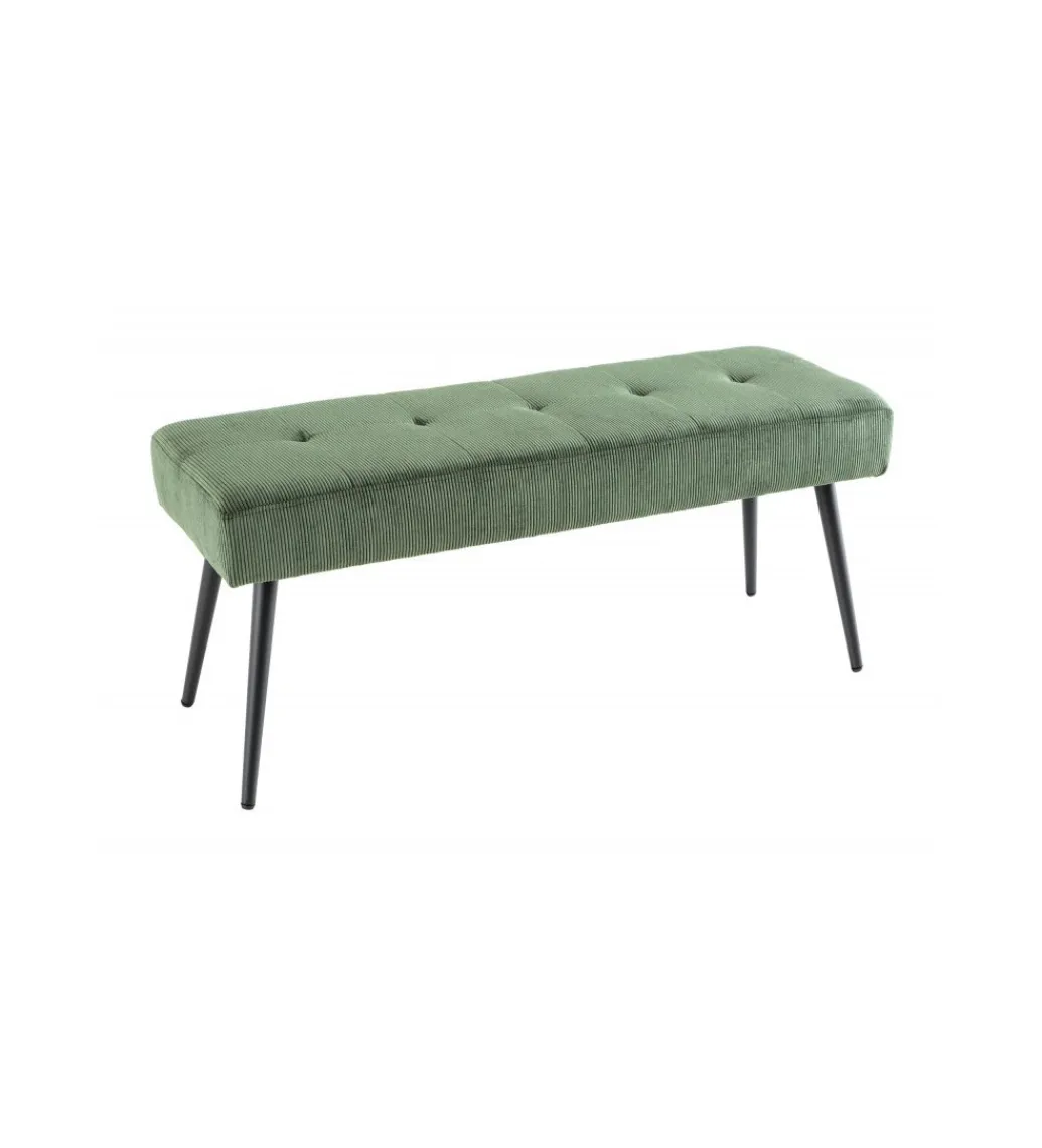 Ławka OLIWIA III 100 cm szturks zielona*Invicta Interior Outlet