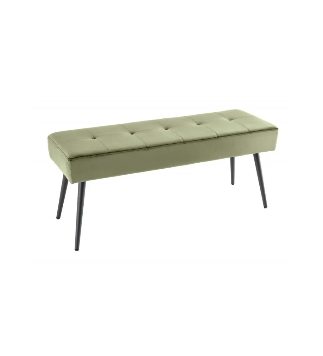 Ławka OLIWIA III 100 cm zielona*Invicta Interior Discount