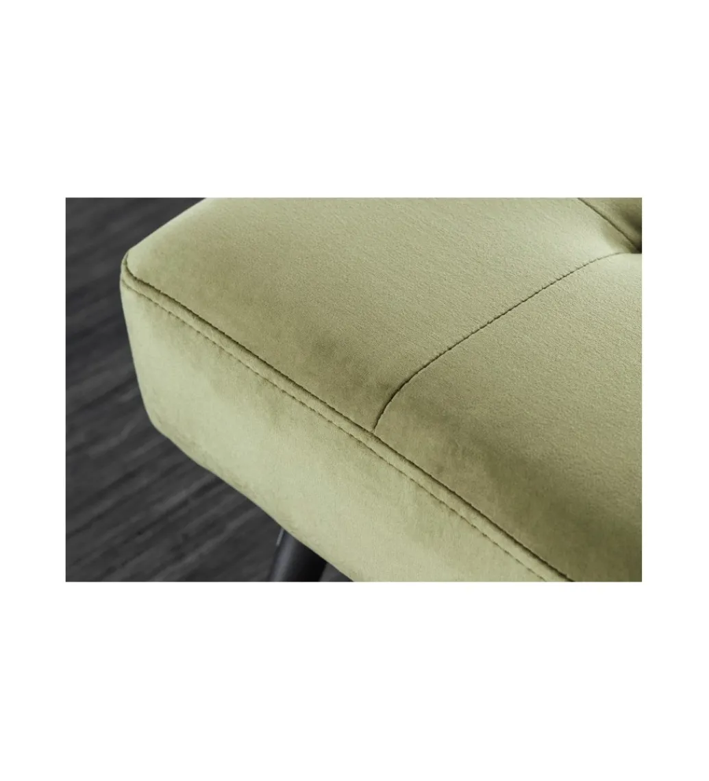 Ławka OLIWIA III 100 cm zielona*Invicta Interior Discount