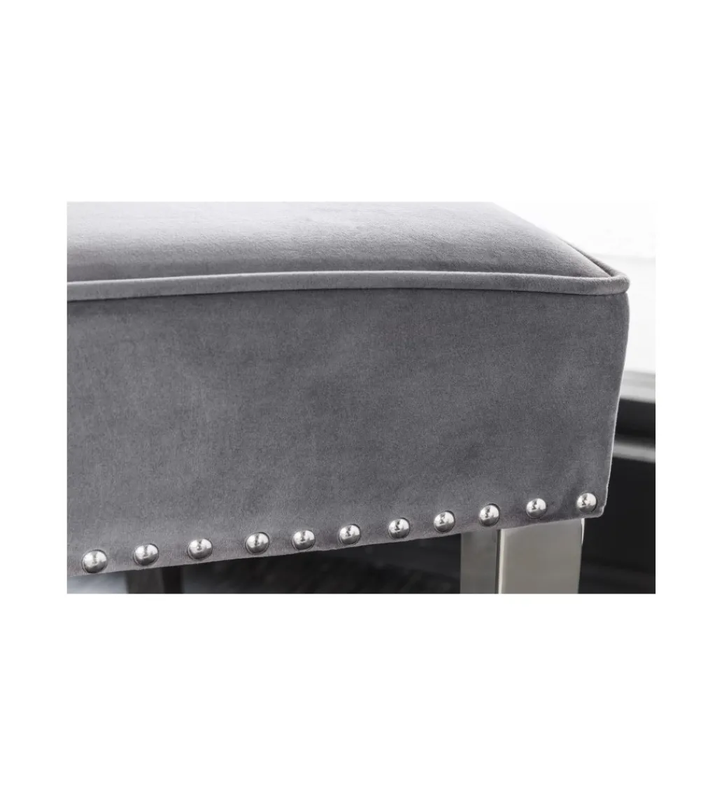 Ławka OXANA Modern Barock 164 cm Szara*Invicta Interior Clearance