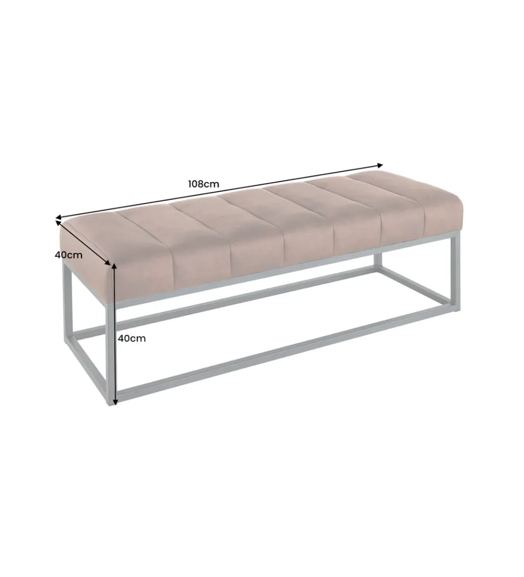 Ławka PETIT BEAUTÉ 110 cm antyczny brąz*Invicta Interior Best