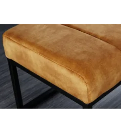 Ławka PETIT BEAUTÉ 110 cm musztardowa*Invicta Interior Outlet