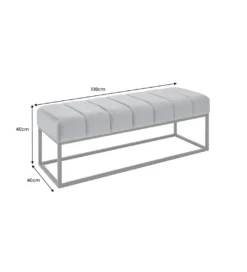 Ławka PETIT BEAUTÉ 110 cm musztardowa*Invicta Interior Outlet