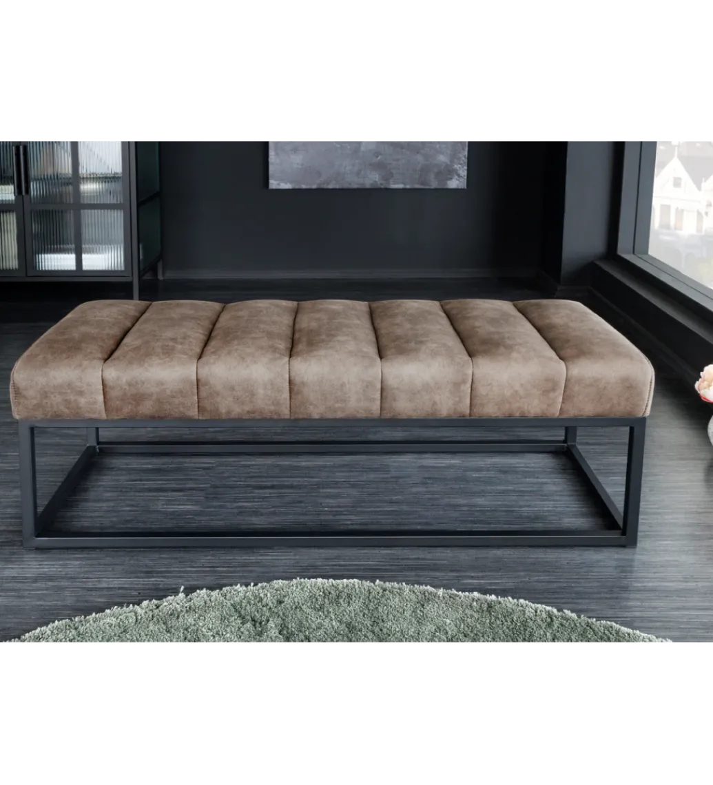 Ławka PETIT BEAUTÉ 110 cm szary taupe*Invicta Interior - przedsprzedaż Sale