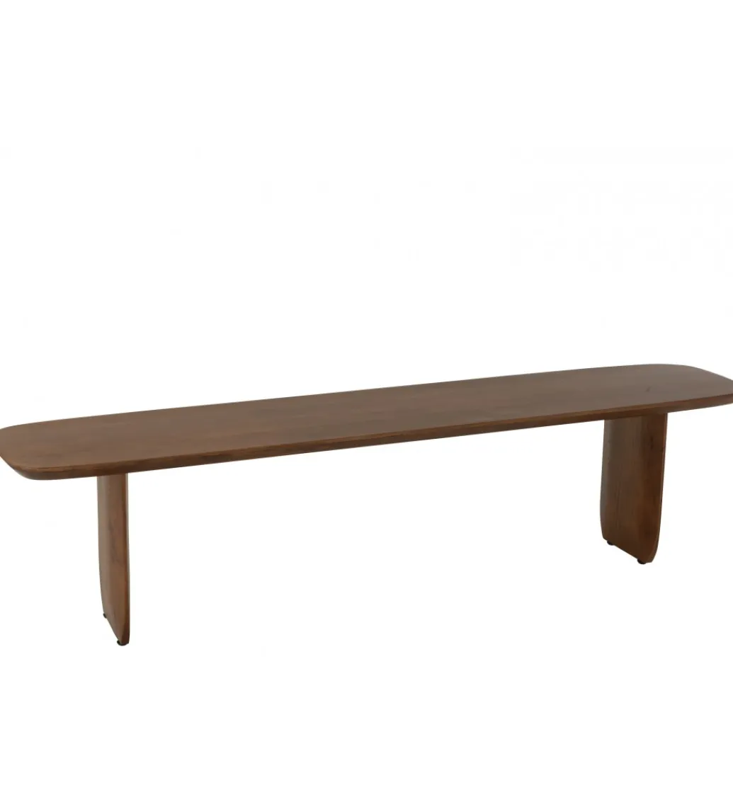 Ławka RETO 190 cm drewno akcja brązowa*J-Line Clearance