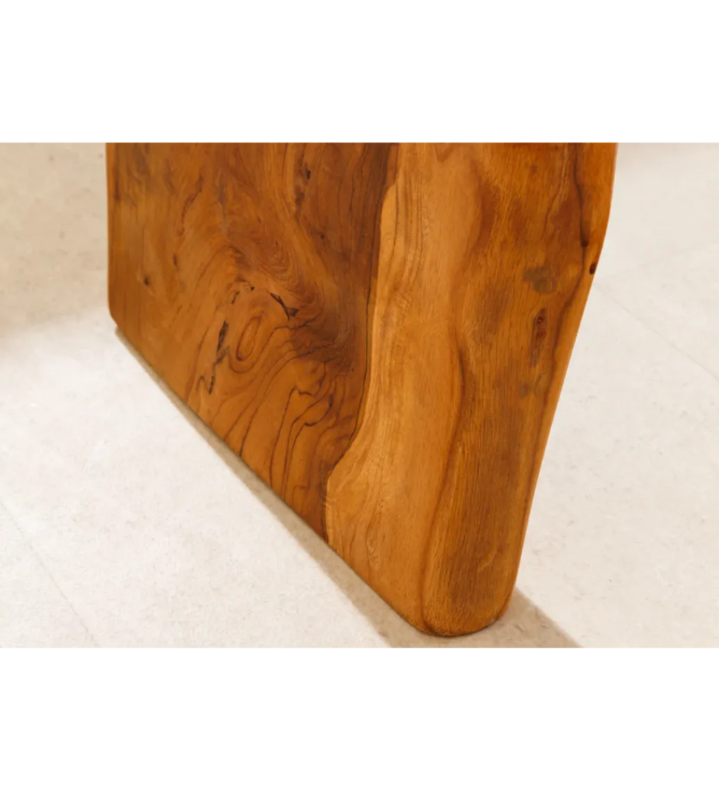 Ławka ROOT 100 cm drewno teak naturalny brąz*Invicta Interior - przedsprzedaż Best