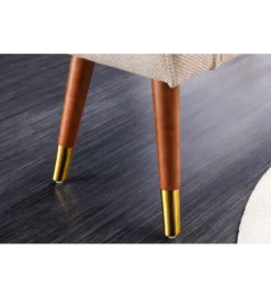 Ławka SCARLETT 90 cm beżowa*Invicta Interior Outlet