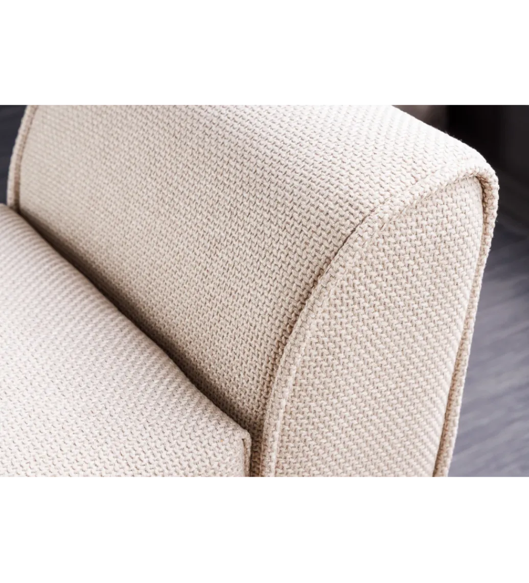 Ławka SCARLETT 90 cm beżowa*Invicta Interior Outlet